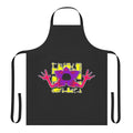 Stranger Things inspired apron featuring the Demogorgon and Eleven