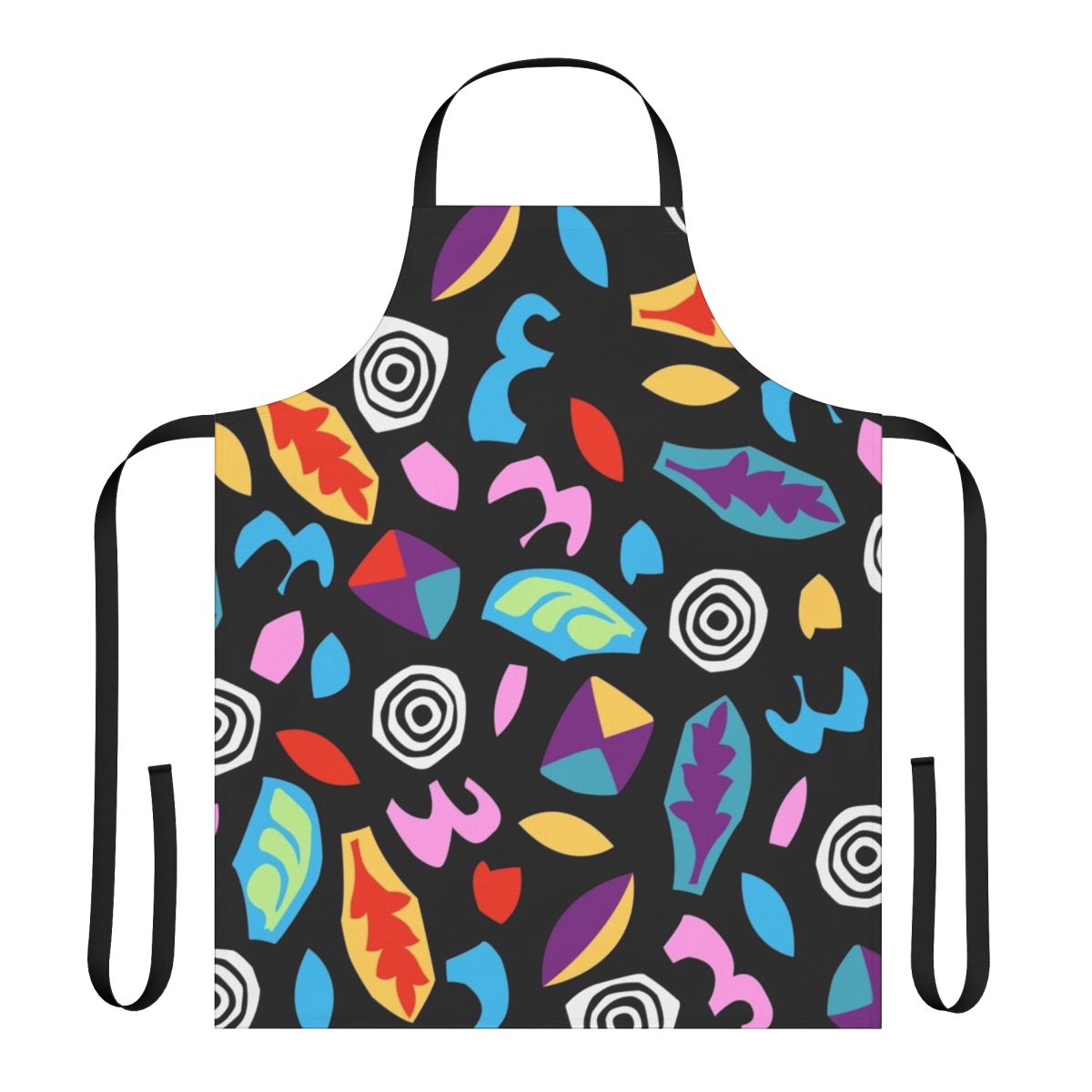 Colorful vintage-inspired apron sewing pattern featuring Eleven from Stranger Things