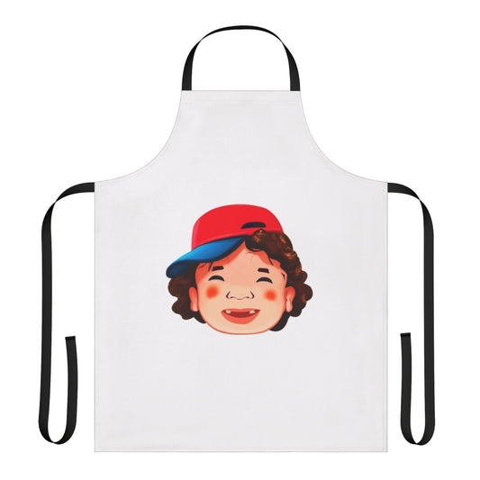 Stranger Things-inspired Dustin apron with retro 80s design