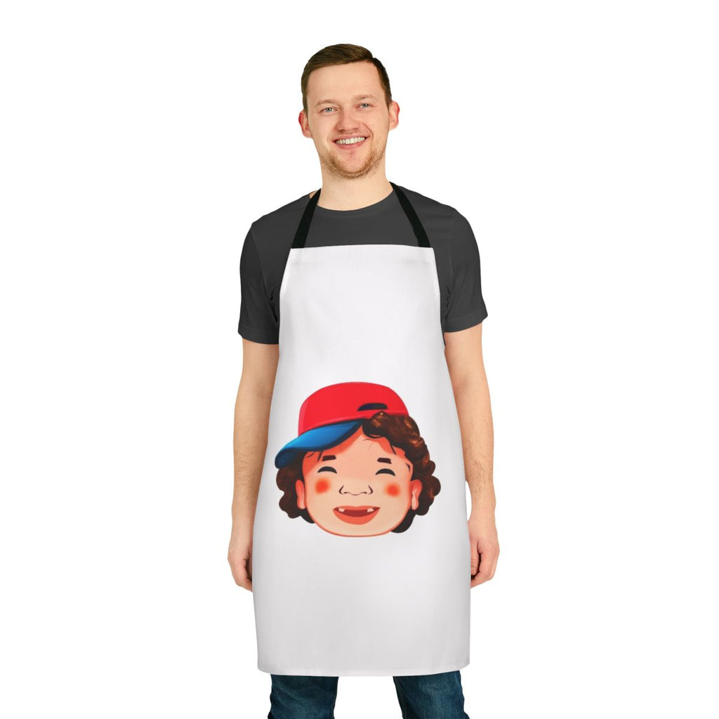 Stranger Things-inspired Dustin apron with retro 80s design
