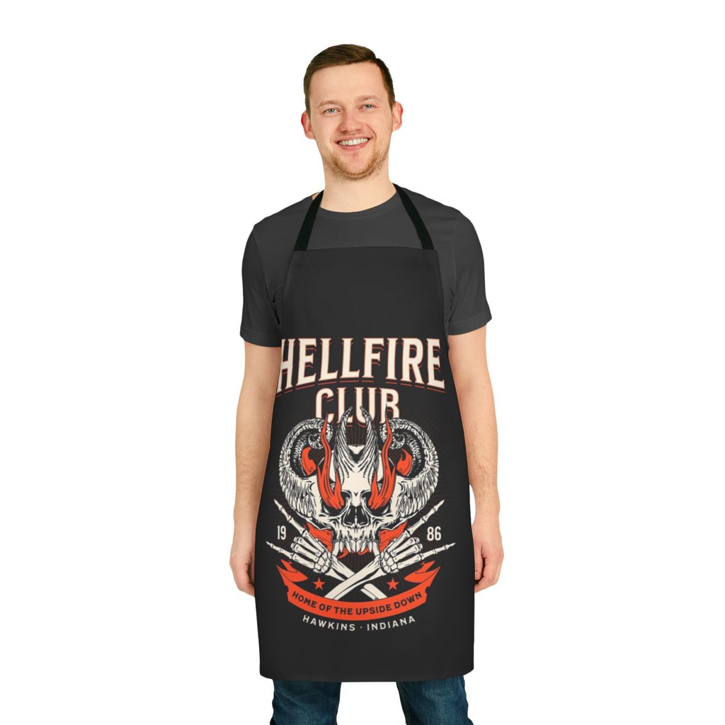 Hellfire Club apron with Stranger Things elements