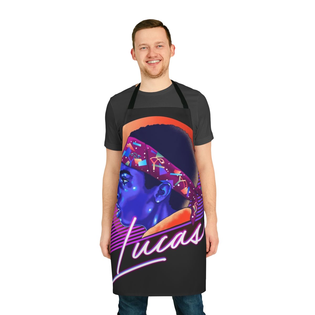 Stranger Things Lucas Sinclair Inspired Apron