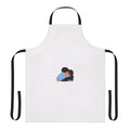 "Stranger Things-themed apron featuring characters Mike Wheeler and Eleven"