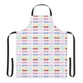 Stranger Things themed apron featuring Robin Buckley's name tag design