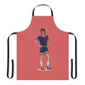 Stranger Things inspired Steve Harrington apron with Scoops Ahoy logo