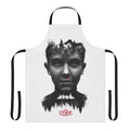 Stranger Things inspired surreal, fantasy-themed apron with a dark, horror-like design