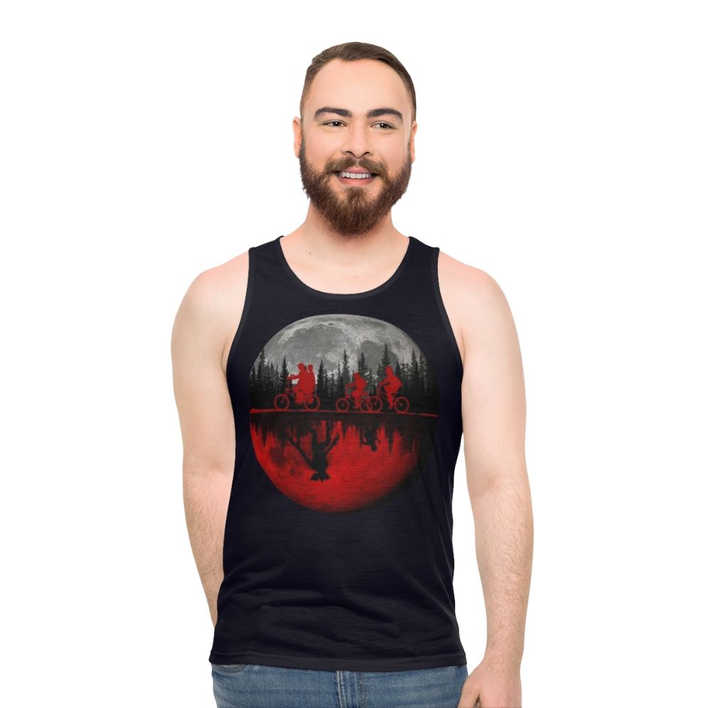 Stranger Things Moon Design Unisex Tank Top