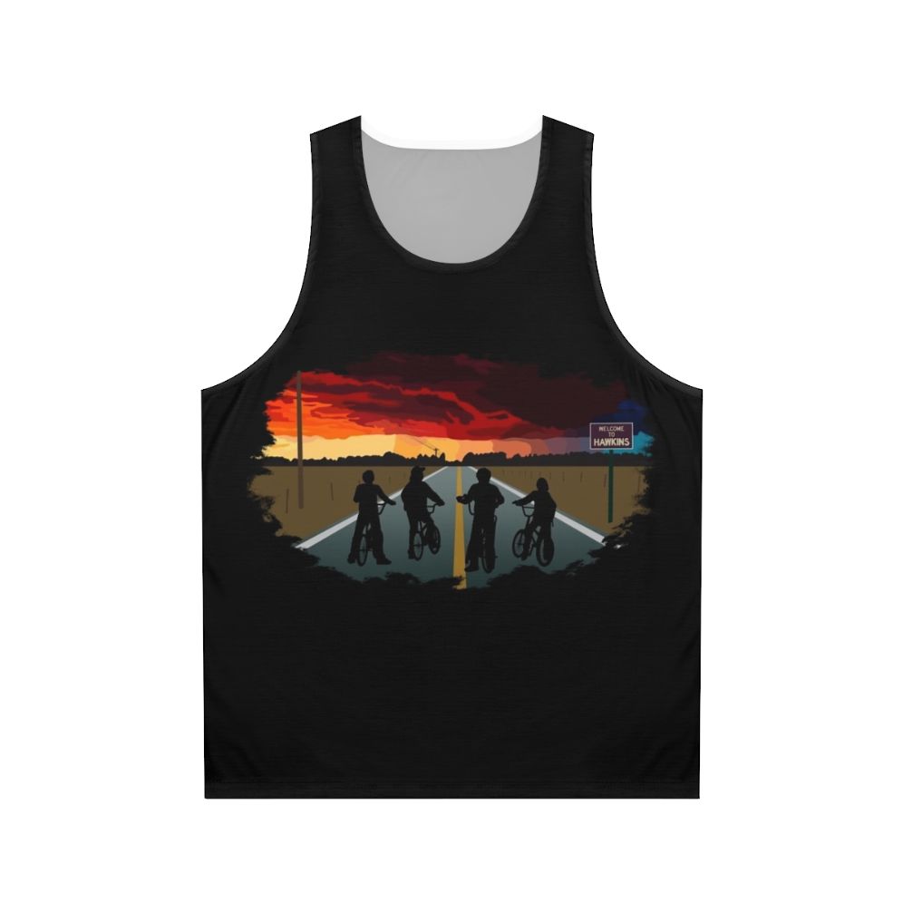 Stranger Things Retro Hawkins Unisex Tank Top