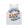Stranger Things Unisex Tank Top Featuring Scoop Troop Characters