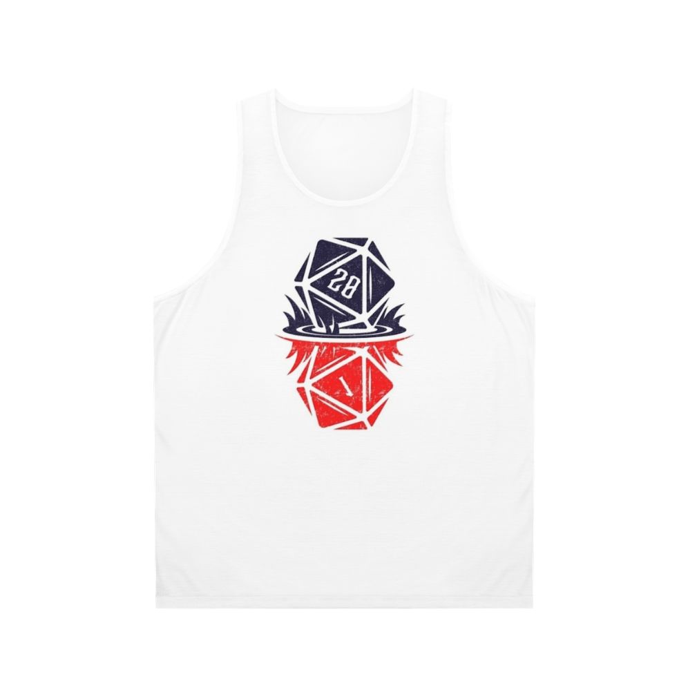 Stranger Things Upside Down D20 Dice Unisex Tank Top