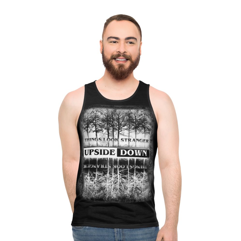 Stranger Things Upside Down Design Unisex Tank Top
