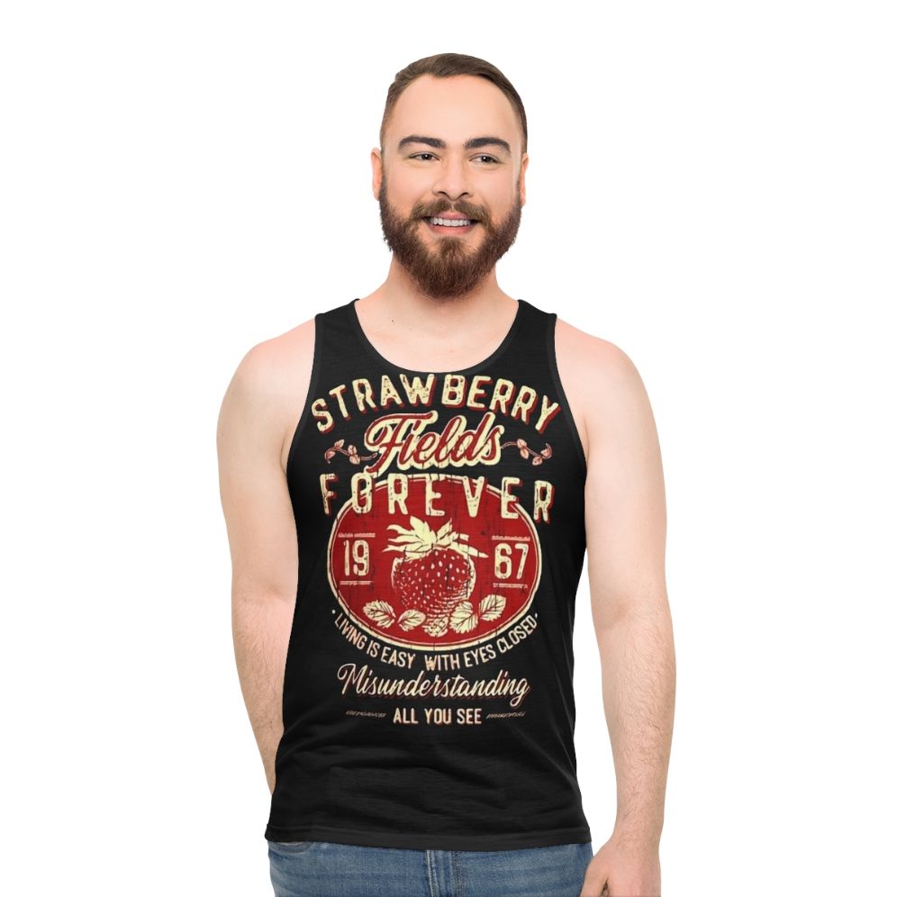 Unisex Strawberry Fields Forever Tank Top