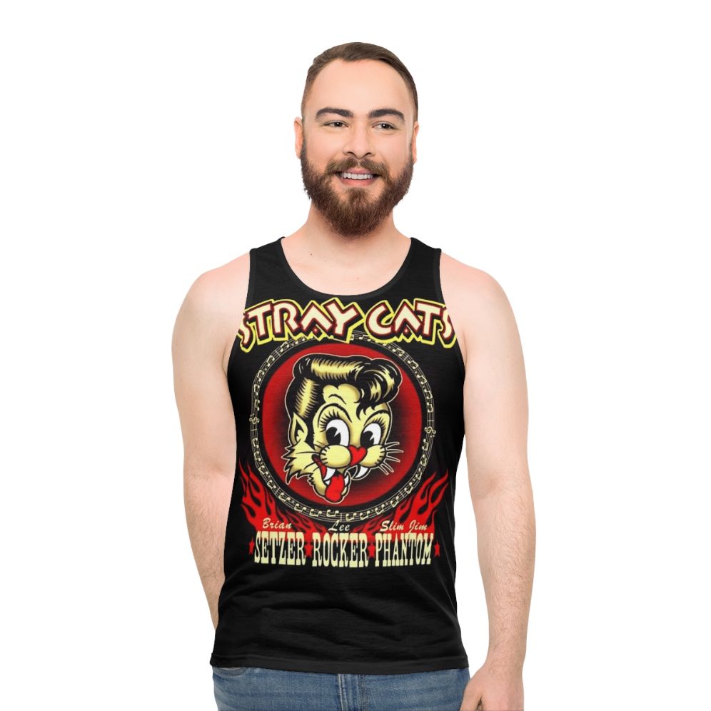 Stray Cats Rockabilly Unisex Tank Top