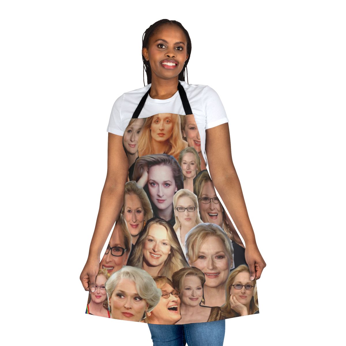 Streep Tease Apron featuring Meryl Streep and Rhys Nicholson
