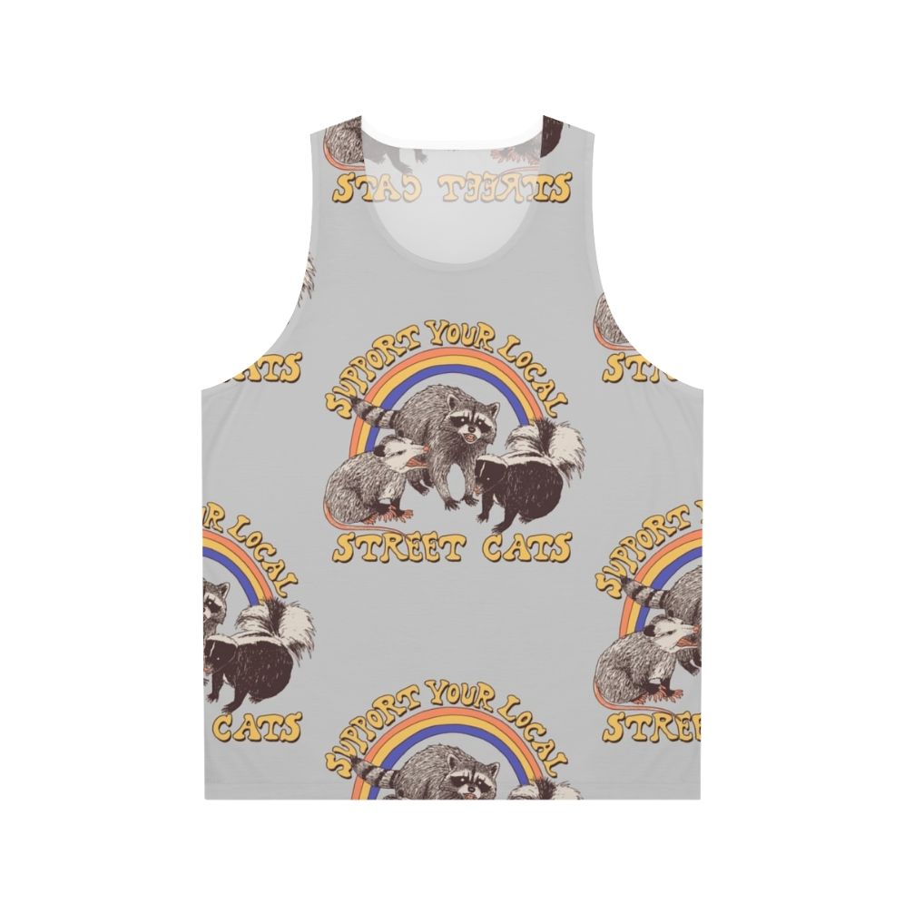 Street Cats Unisex Retro Animal Tank Top