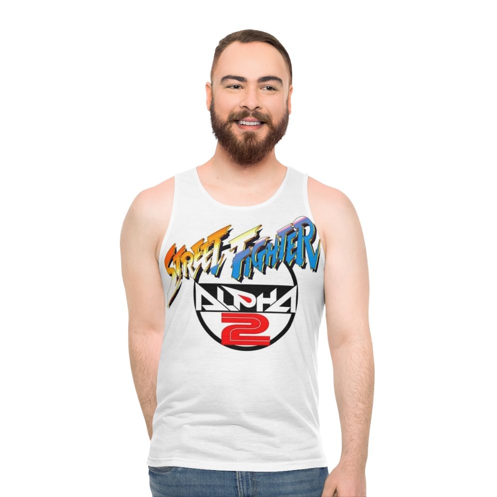 Street Fighter Alpha 2 Logo Unisex Tank Top