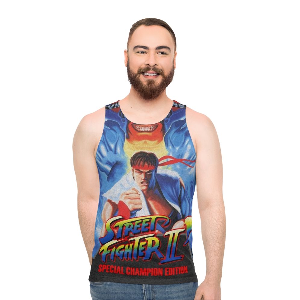 Street Fighter II Retro Unisex Tank Top