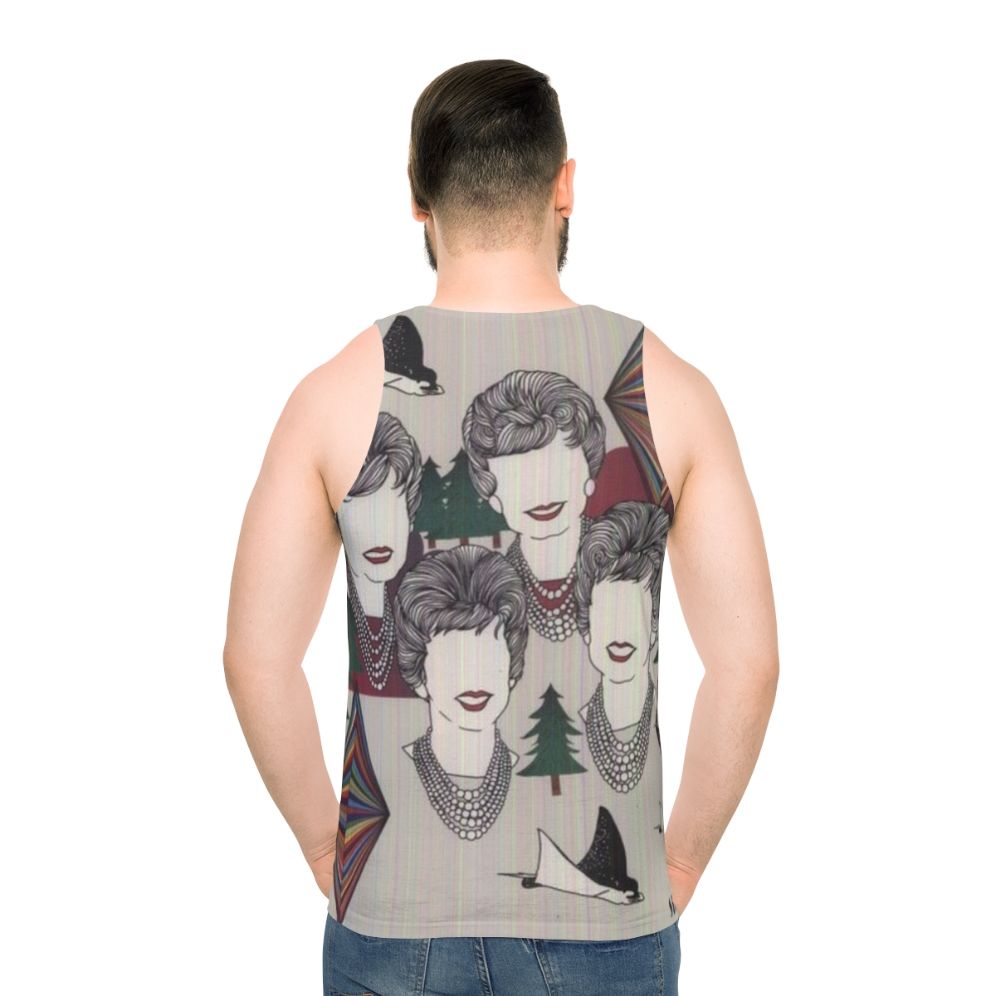 STRFKR unisex tank top with psychedelic album cover art