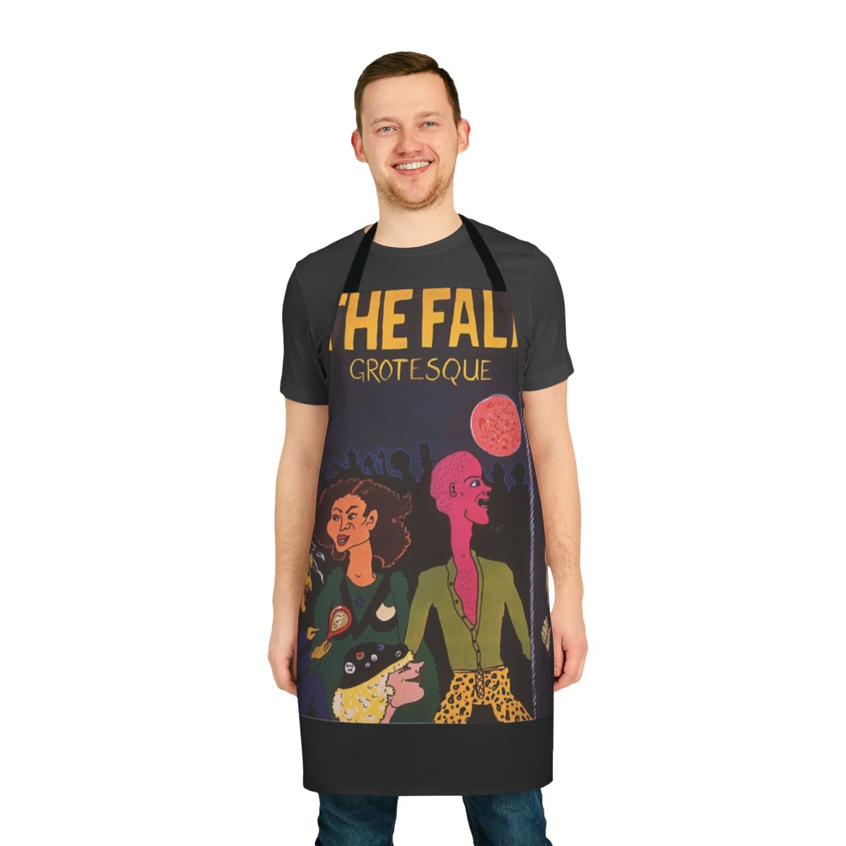 A striking grotesque-inspired apron for the fall season