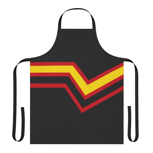 Rubber Pride Flag Apron for Fetish and Kink Enthusiasts