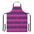 Striped apron featuring the Cheshire Cat from Alice in Wonderland