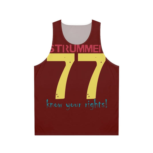 Strummer 77 Unisex Punk Rock Tank Top