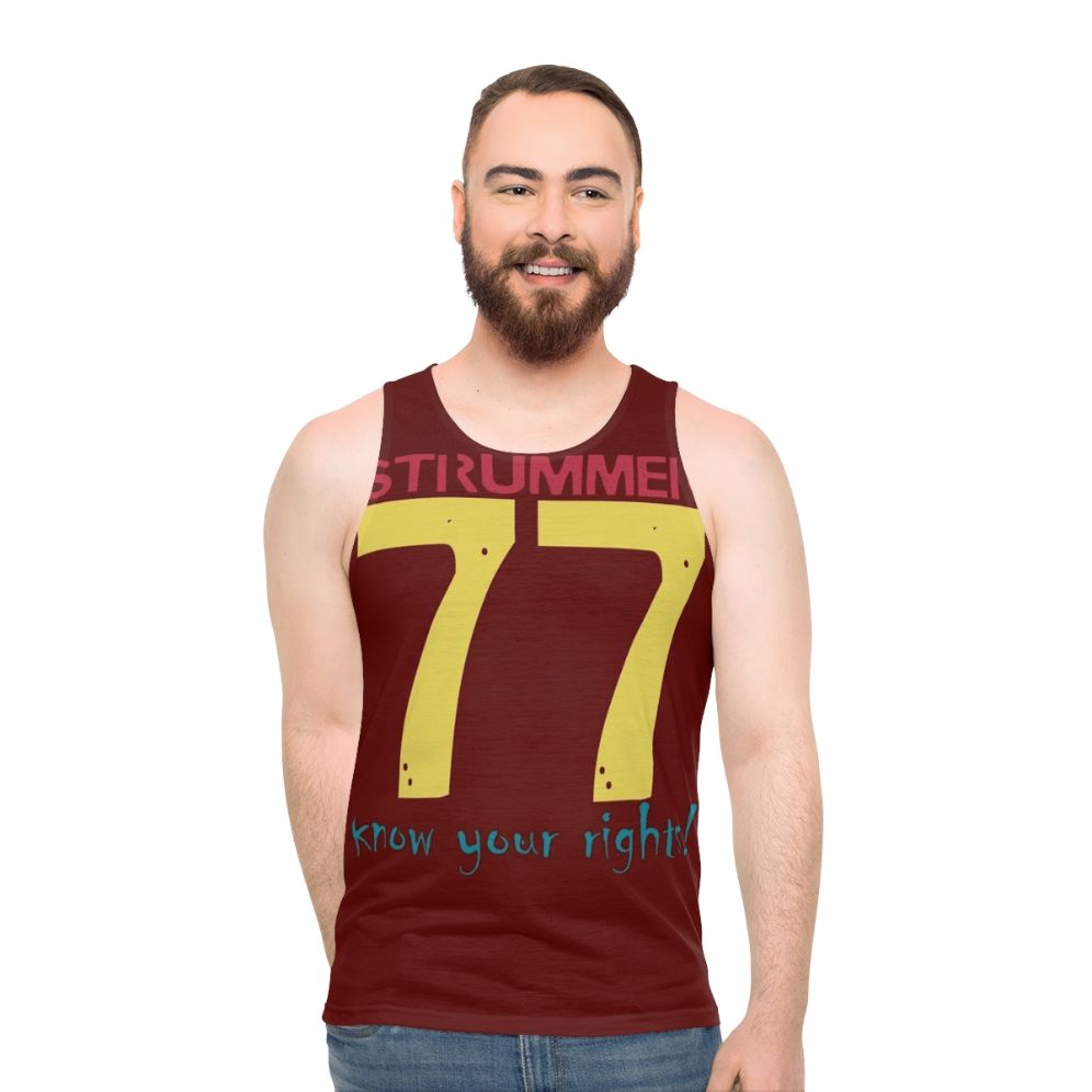 Strummer 77 Unisex Punk Rock Tank Top