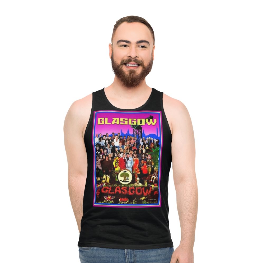 Stu Who? Glasgow Unisex Comedy Tank Top