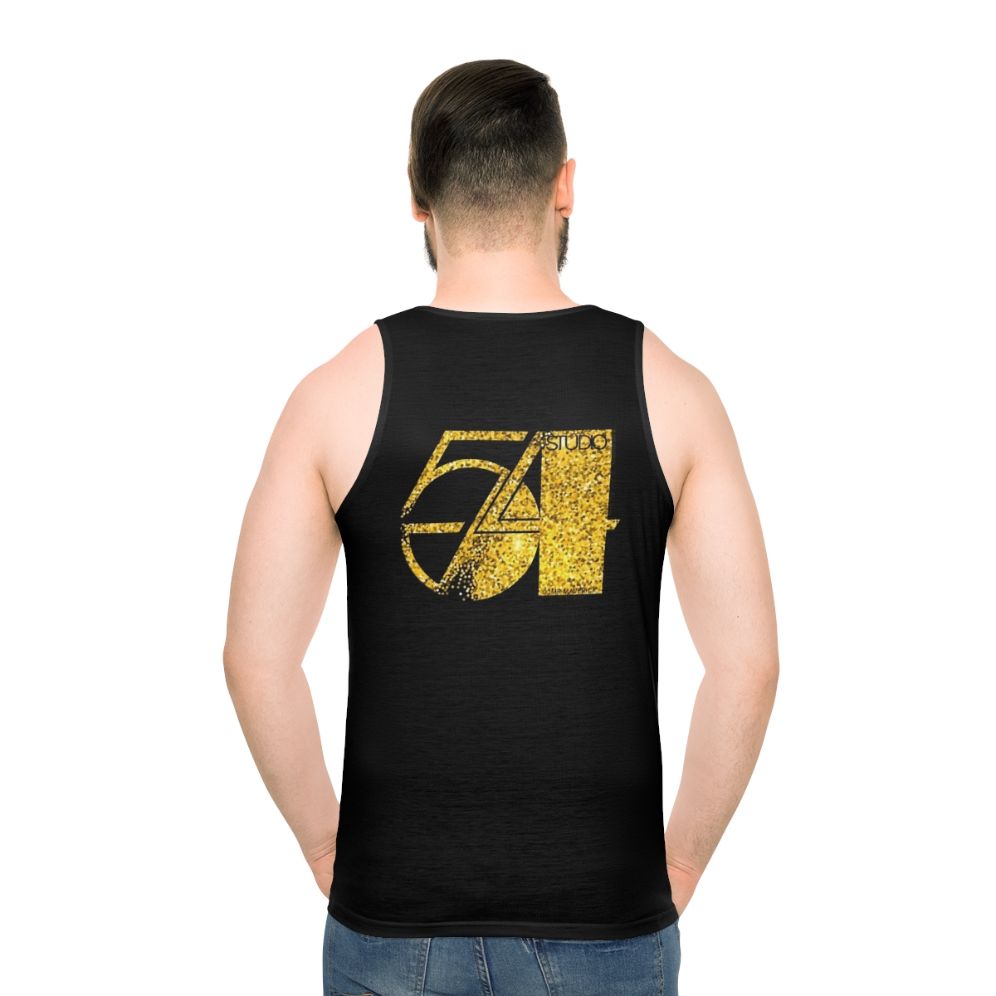 Studio 54 inspired unisex disco tank top