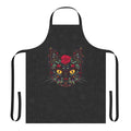 Day of the Dead Kitty Cat Sugar Skull Apron