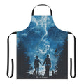 Vibrant apron featuring a stormy sky, deer, and butterfly design inspired by the video game "Life Is Strange"