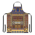 Stylish apron featuring ancient Assyrian art motifs and patterns