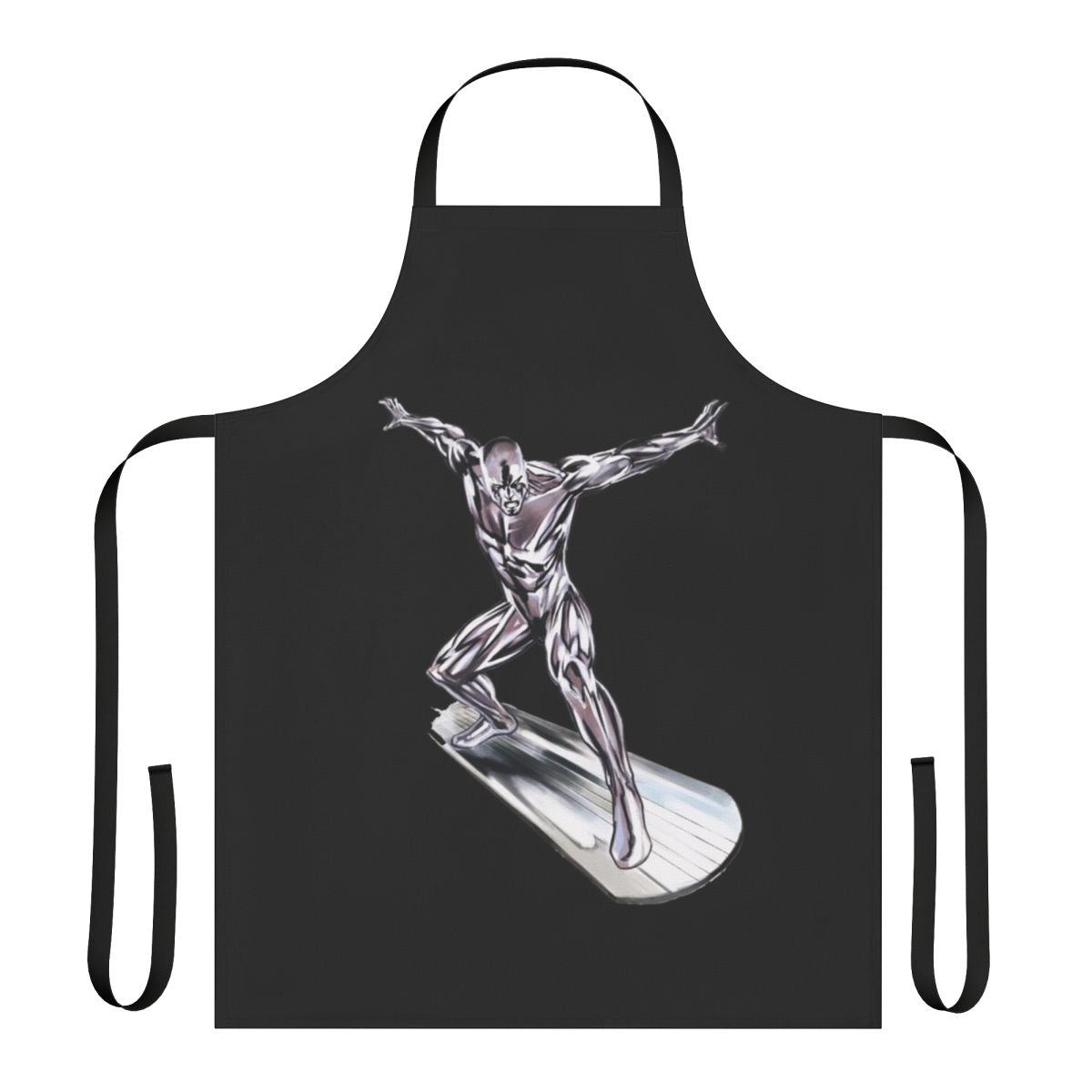 A vibrant apron featuring the iconic "Great Wave off Kanagawa" design, perfect for surfers and ocean enthusiasts.
