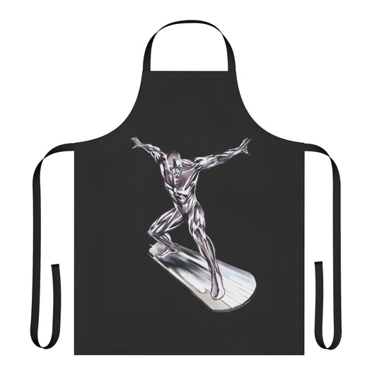 A vibrant apron featuring the iconic "Great Wave off Kanagawa" design, perfect for surfers and ocean enthusiasts.