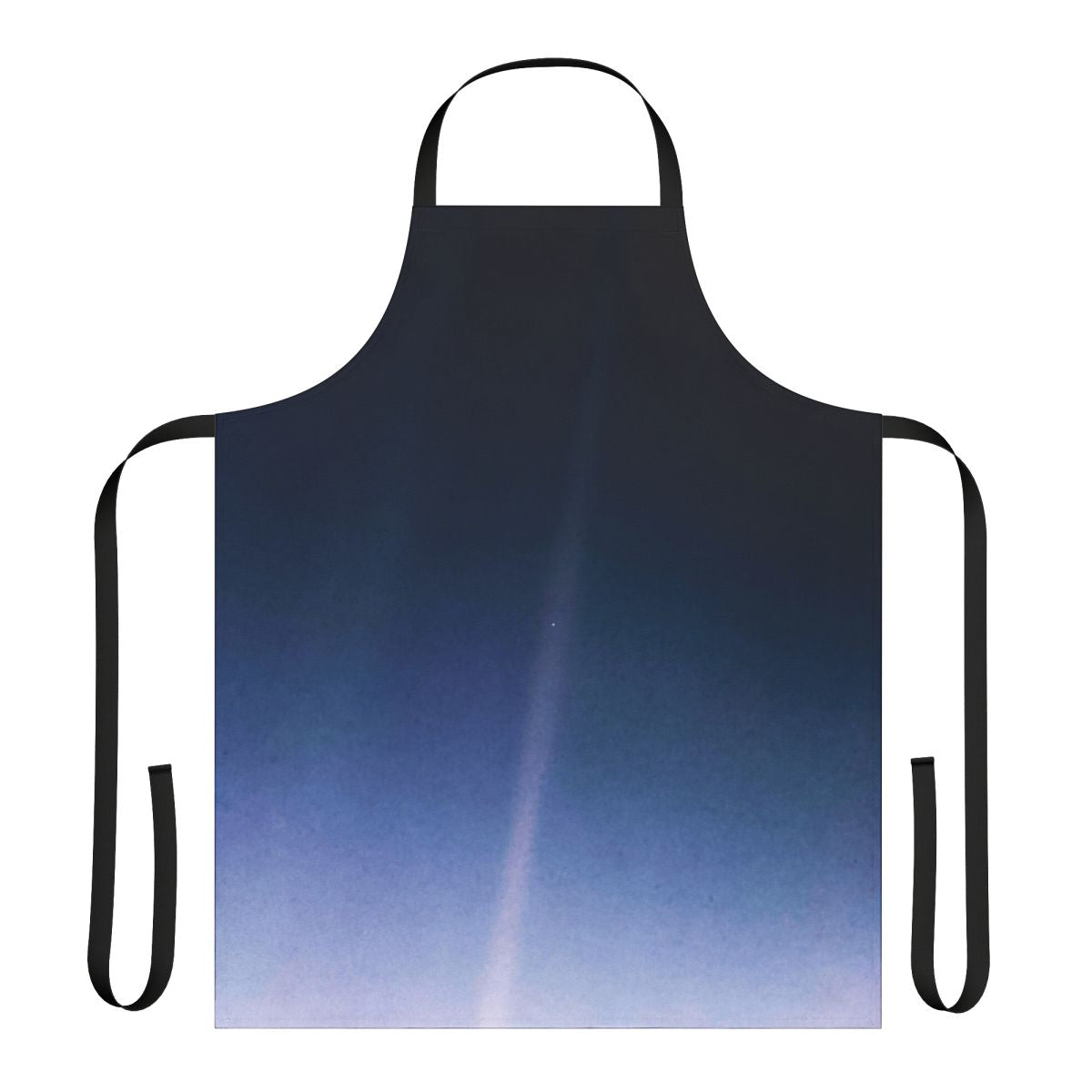 Pale Blue Dot Apron featuring Voyager 1 inspired space exploration graphics