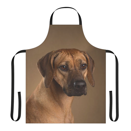 High-quality Rhodesian Ridgeback portrait apron