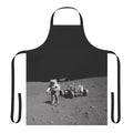 Vibrant space-inspired apron featuring planetary and nebula designs