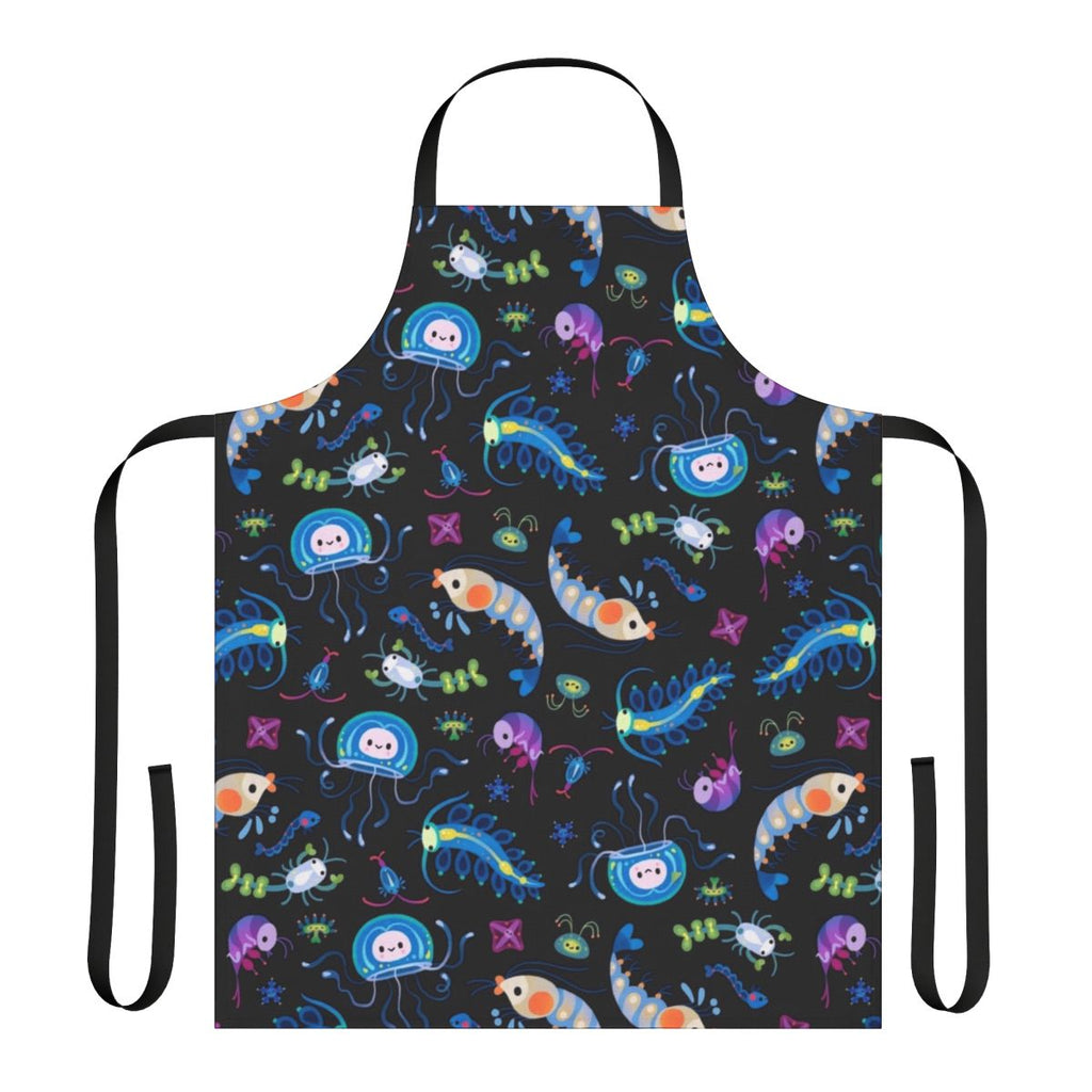 Zooplankton-inspired decorative apron