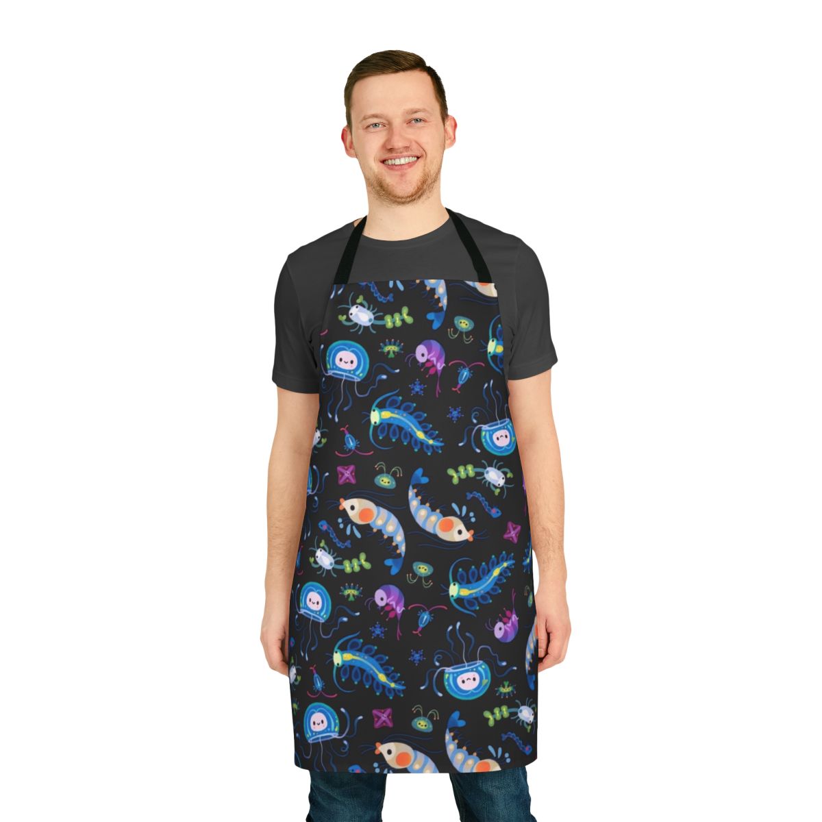 Zooplankton-inspired decorative apron