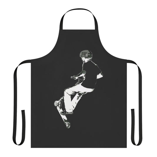 Apron with scooter stunt and trick design for outdoor sports and extreme activities