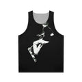 Unisex tank top featuring stunt scooter tricks
