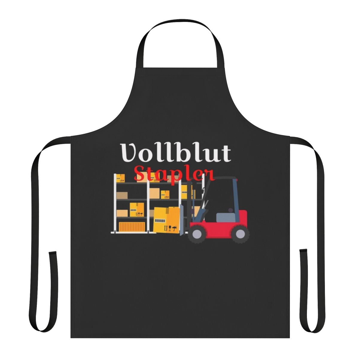 Durable and functional stackable apron for warehouse, pallet, and industrial work