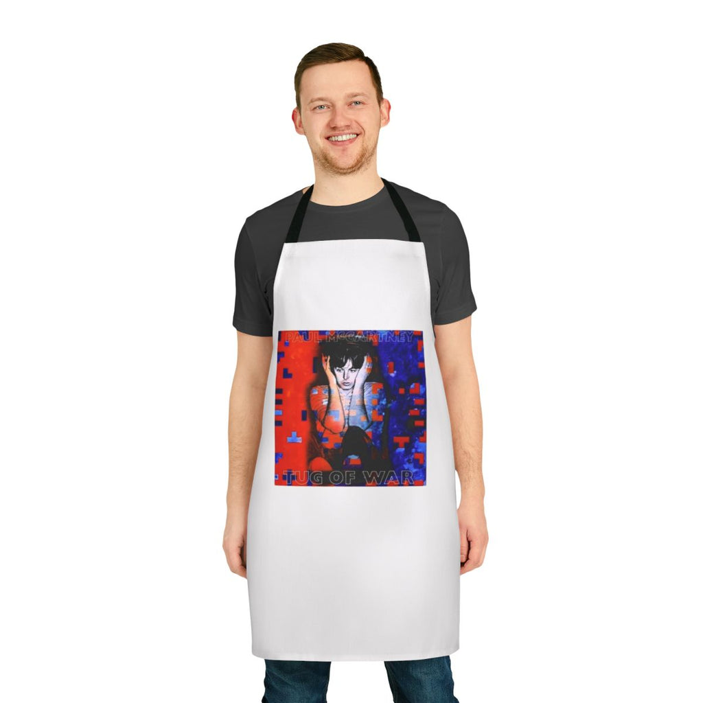 Apron featuring the name and iconic logo of the legendary 1960s rock band The Beatles