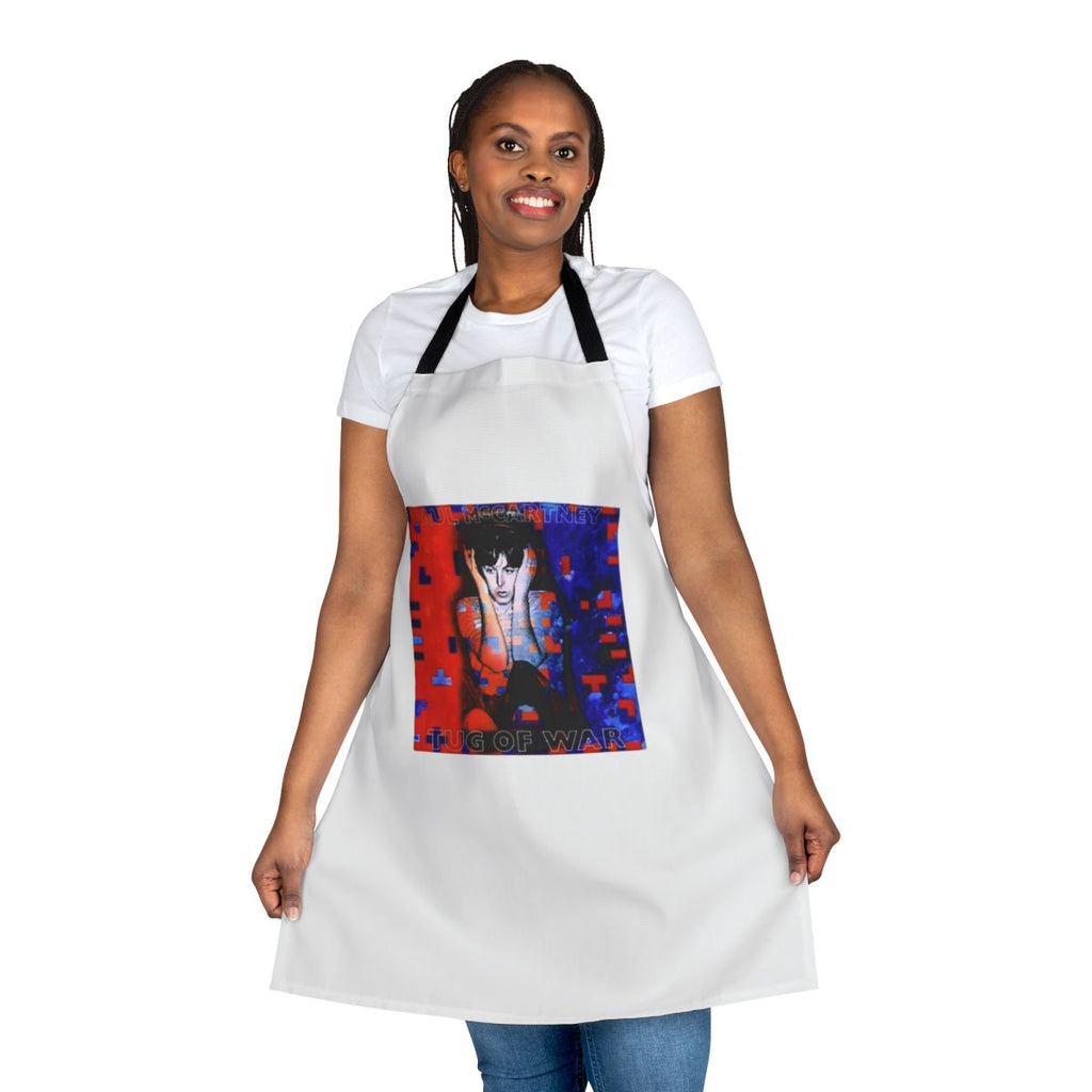 Apron featuring the name and iconic logo of the legendary 1960s rock band The Beatles