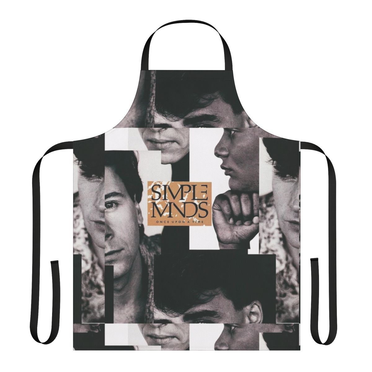 Simple Minds inspired kitchen apron with album art