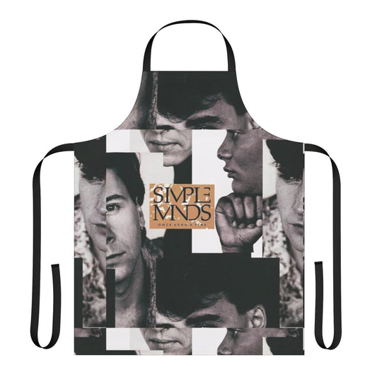Simple Minds inspired kitchen apron with album art
