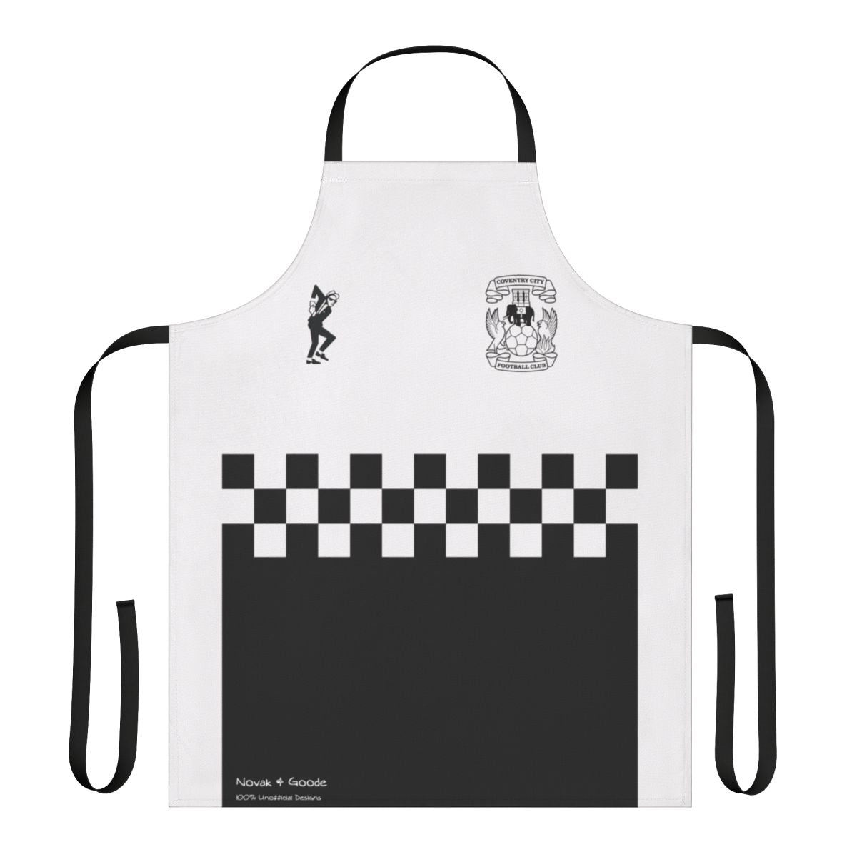 Photograph of a high-quality 2-tone 3rd kit style apron for cooking and baking