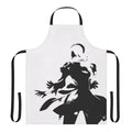 2B silhouette design apron, featuring characters from the Nier Automata video game
