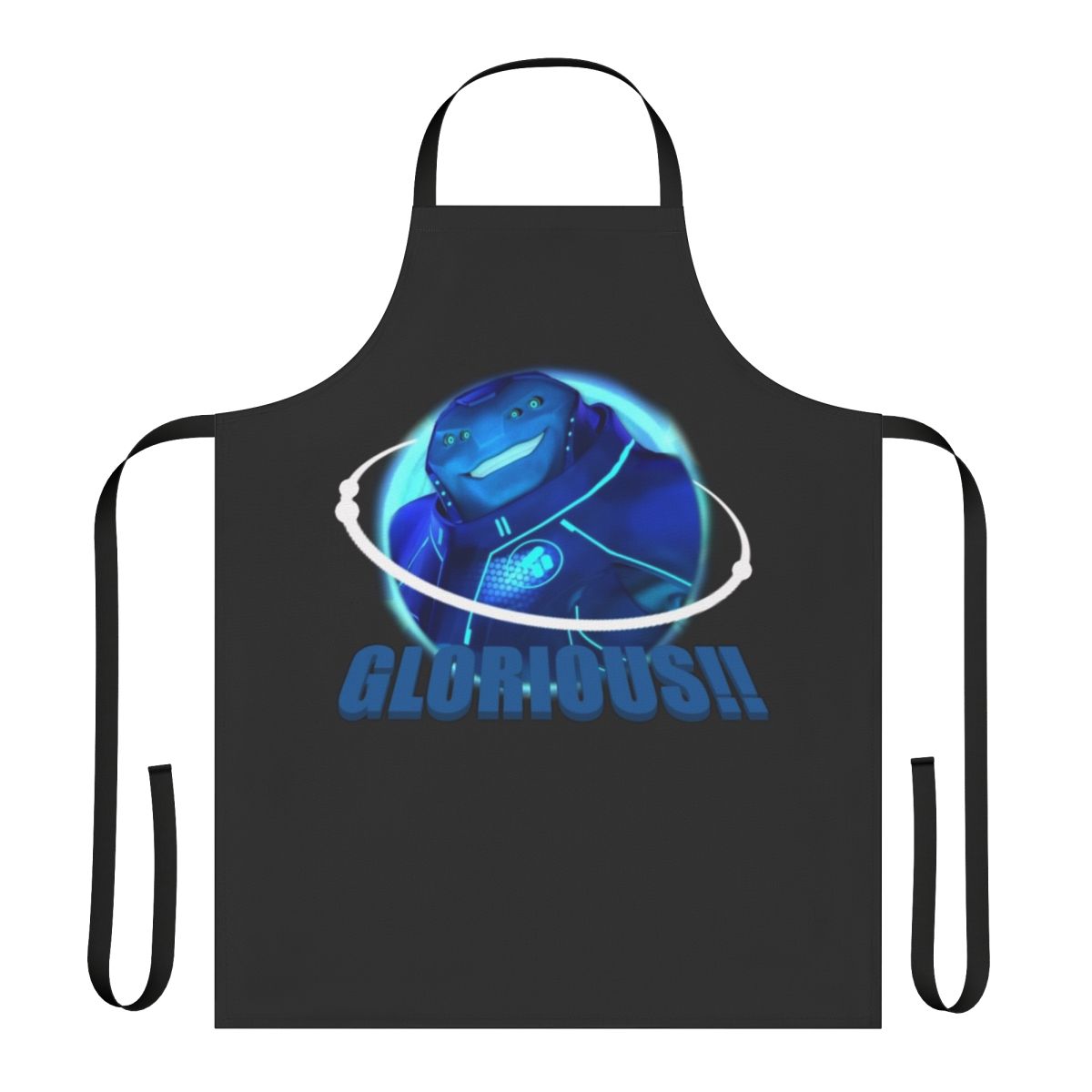 Vibrant 3 Below themed apron with Varvatos Vex design
