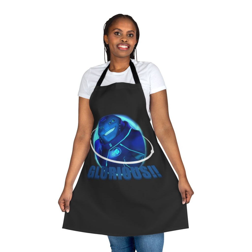 Vibrant 3 Below themed apron with Varvatos Vex design